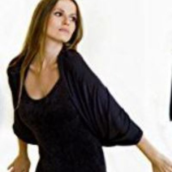 Sparkle Shrug Signature by Robbie Bee BLACK Coverup Fancy Sparkles Cape Jacket - Picture 6 of 13
